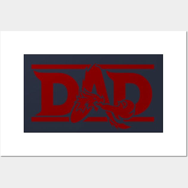 DND DAD Logo (Red) Wall Art by Crew